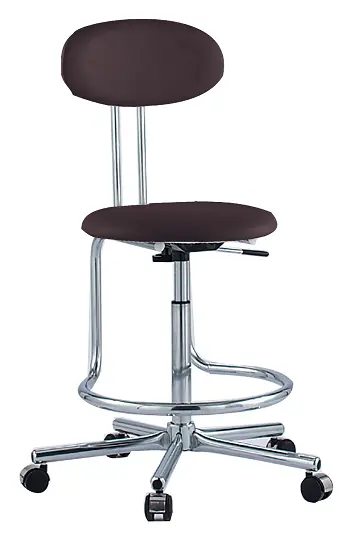 LS - 122 židle lékařská, koženka OTO BR 5 - koženka hořká čokoláda